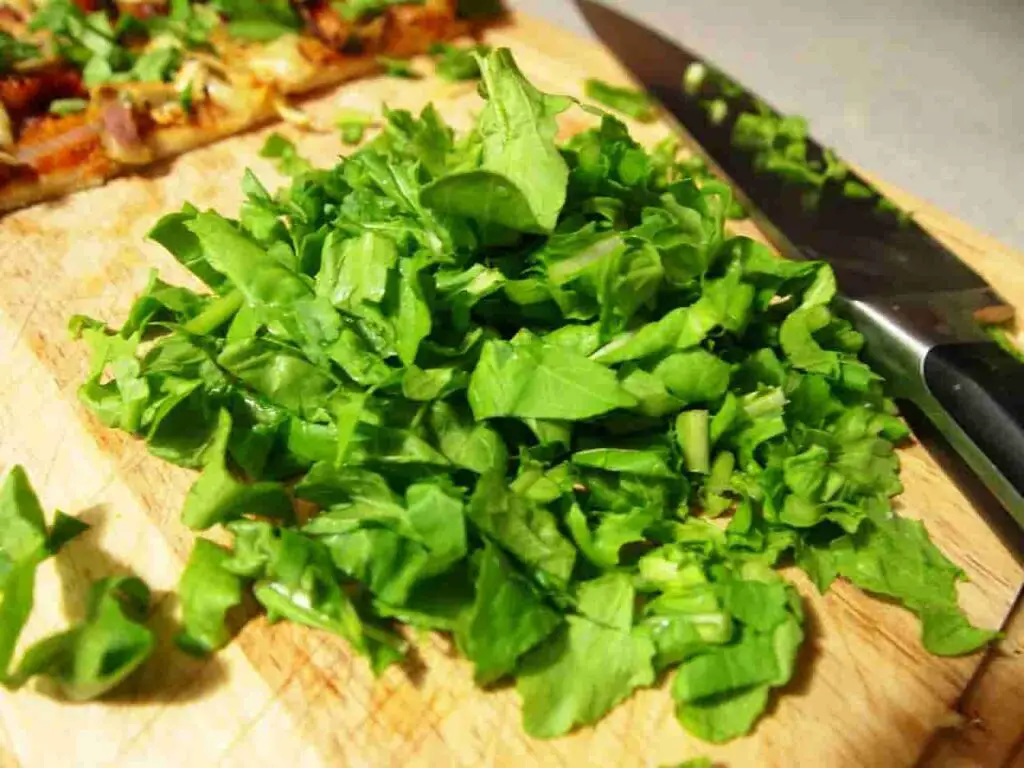 how to prepare arugula to rabbits